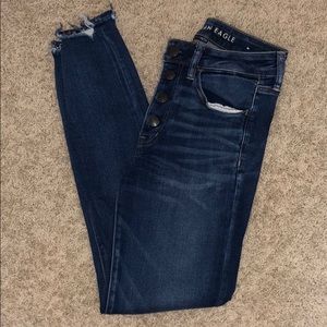 American Eagle Hi-Rise Jegging Crop Jeans
